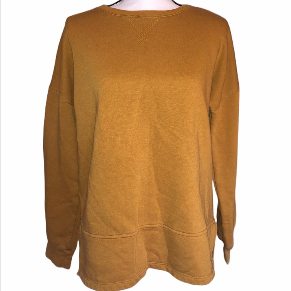 Mustard Yellow Oversized Crewneck